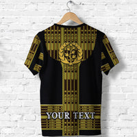 Custom Eritrea T Shirt Fancy Tibeb Vibes Black LT8 - Wonder Print Shop