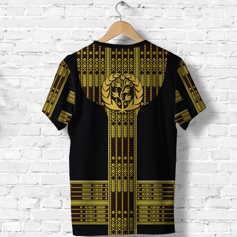 Eritrea T Shirt Fancy Tibeb Vibes Black LT8 - Wonder Print Shop