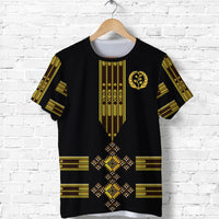 Custom Eritrea T Shirt Fancy Tibeb Vibes NO.1 Ver Black LT8 - Wonder Print Shop