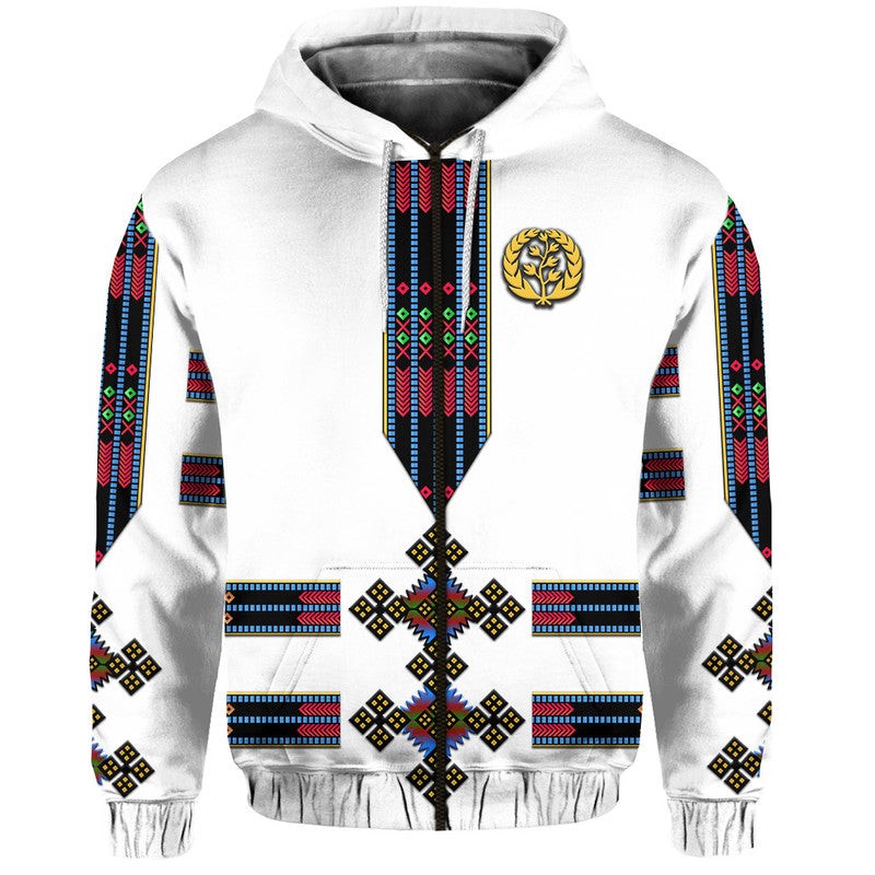 Eritrea Hoodie Fancy Tibeb Vibes NO.1 Ver Flag Style LT8 - Wonder Print Shop