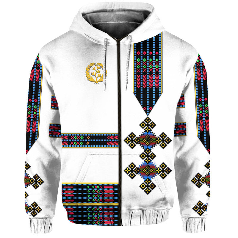 Custom Eritrea Hoodie Fancy Simple Tibeb Style Flag Style LT8 - Wonder Print Shop