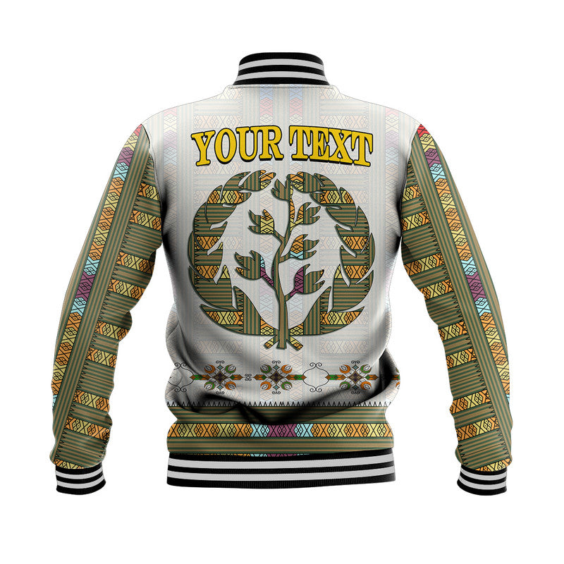 (Custom Personalised) Eritrea Baseball Jacket Flag Of Eritrean Tibeb Style LT9 - Wonder Print Shop