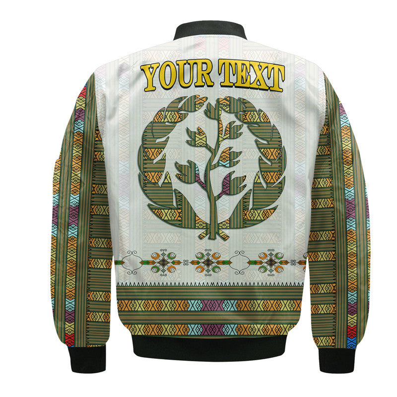 (Custom Personalised) Eritrea Bomber Jacket Flag Of Eritrean Tibeb Style LT9 - Wonder Print Shop