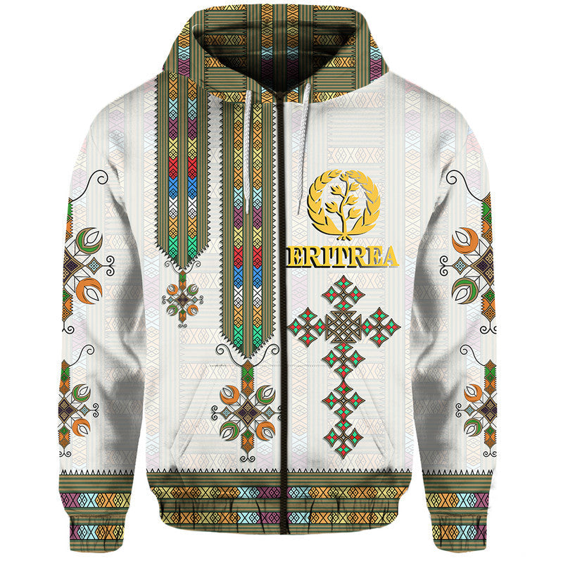 Eritrea Hoodie Flag Of Eritrean Tibeb Style - Wonder Print Shop