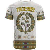 Custom Eritrea T Shirt Flag Of Eritrean Tibeb Style - Wonder Print Shop
