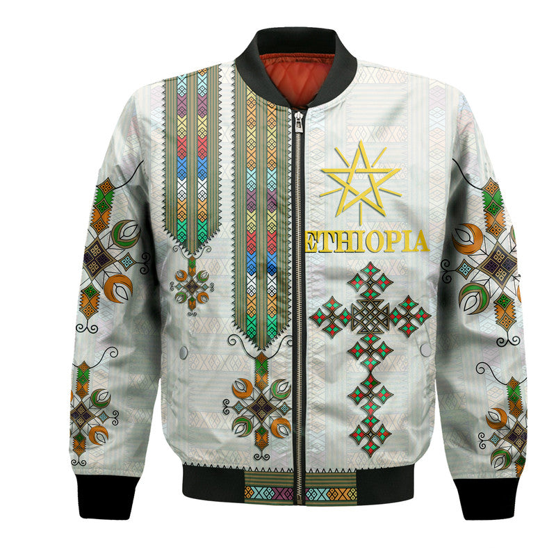 custom-personalised-ethiopia-bomber-jacket-ethiopian-tibeb-pattern-style