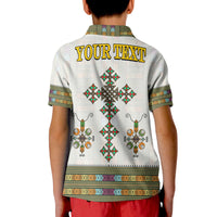 Custom Ethiopian Polo Shirt Ethiopia Tibeb Pattern Style - Wonder Print Shop