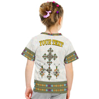 Custom Ethiopia T Shirt Ethiopian Tibeb Pattern Style - Wonder Print Shop