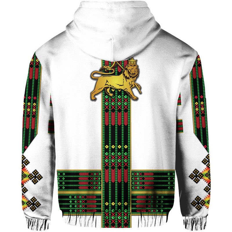 Ethiopia Hoodie Ethiopian Lion Of Judah Simple Tibeb Style Flag Style LT8 - Wonder Print Shop
