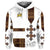 Ethiopia Hoodie Ethiopian Lion Of Judah Simple Tibeb Style White LT8 - Wonder Print Shop