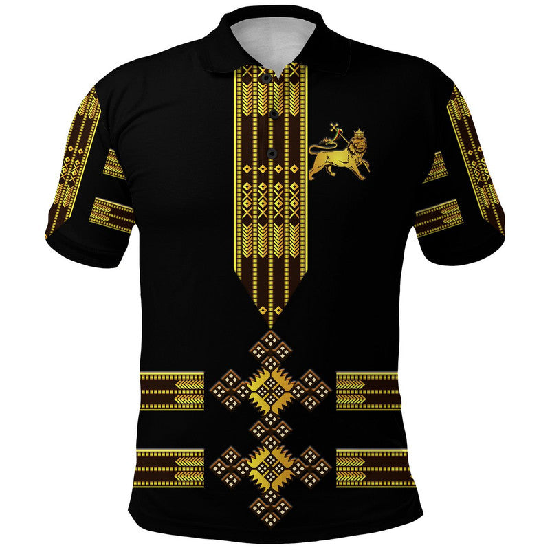 custom-personalised-ethiopia-polo-shirt-ethiopian-lion-of-judah-tibeb-vibes-no1-ver-black