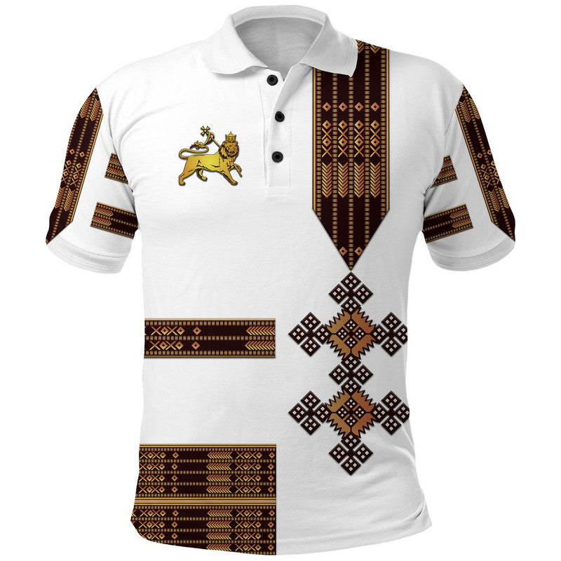 ethiopia-polo-shirt-ethiopian-lion-of-judah-simple-tibeb-style-white