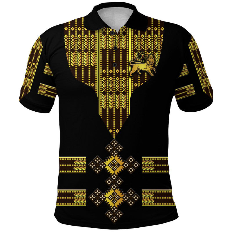 custom-personalised-ethiopia-polo-shirt-ethiopian-lion-of-judah-tibeb-vibes-black