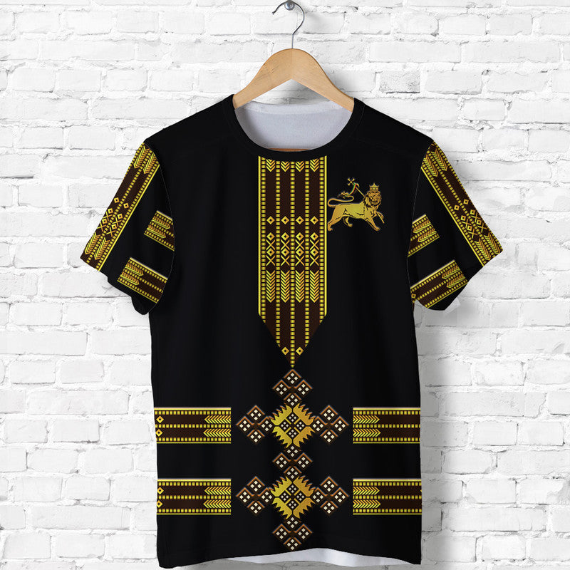 custom-personalised-ethiopia-t-shirt-ethiopian-lion-of-judah-tibeb-vibes-no1-ver-black