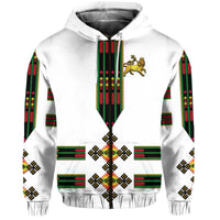 Ethiopia Hoodie Ethiopian Lion Of Judah Tibeb Vibes NO.1 Ver Flag Style LT8 - Wonder Print Shop