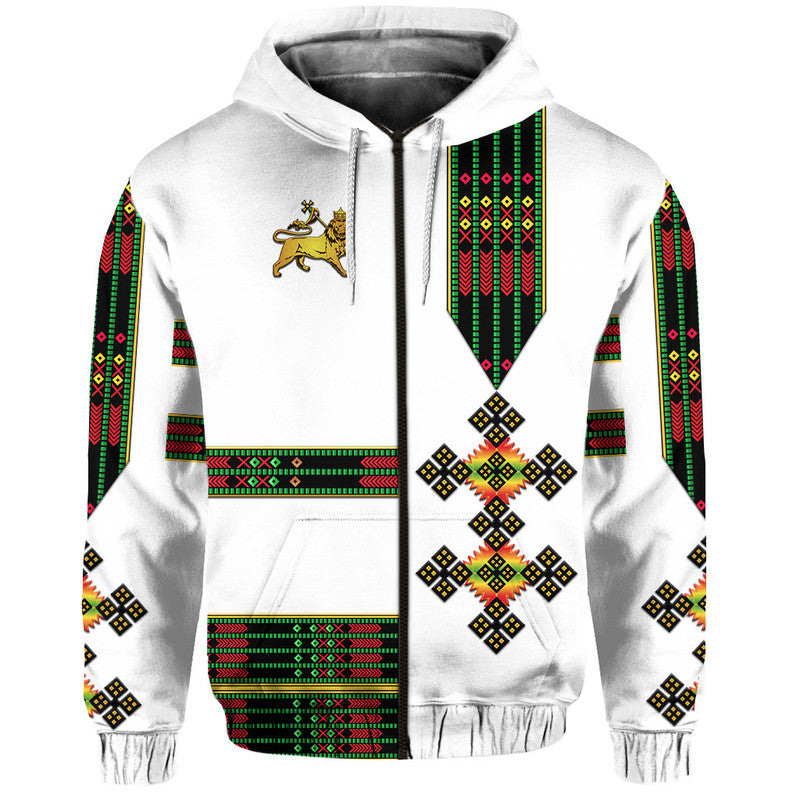 Custom Ethiopia Hoodie Ethiopian Lion Of Judah Simple Tibeb Style Flag Style LT8 - Wonder Print Shop