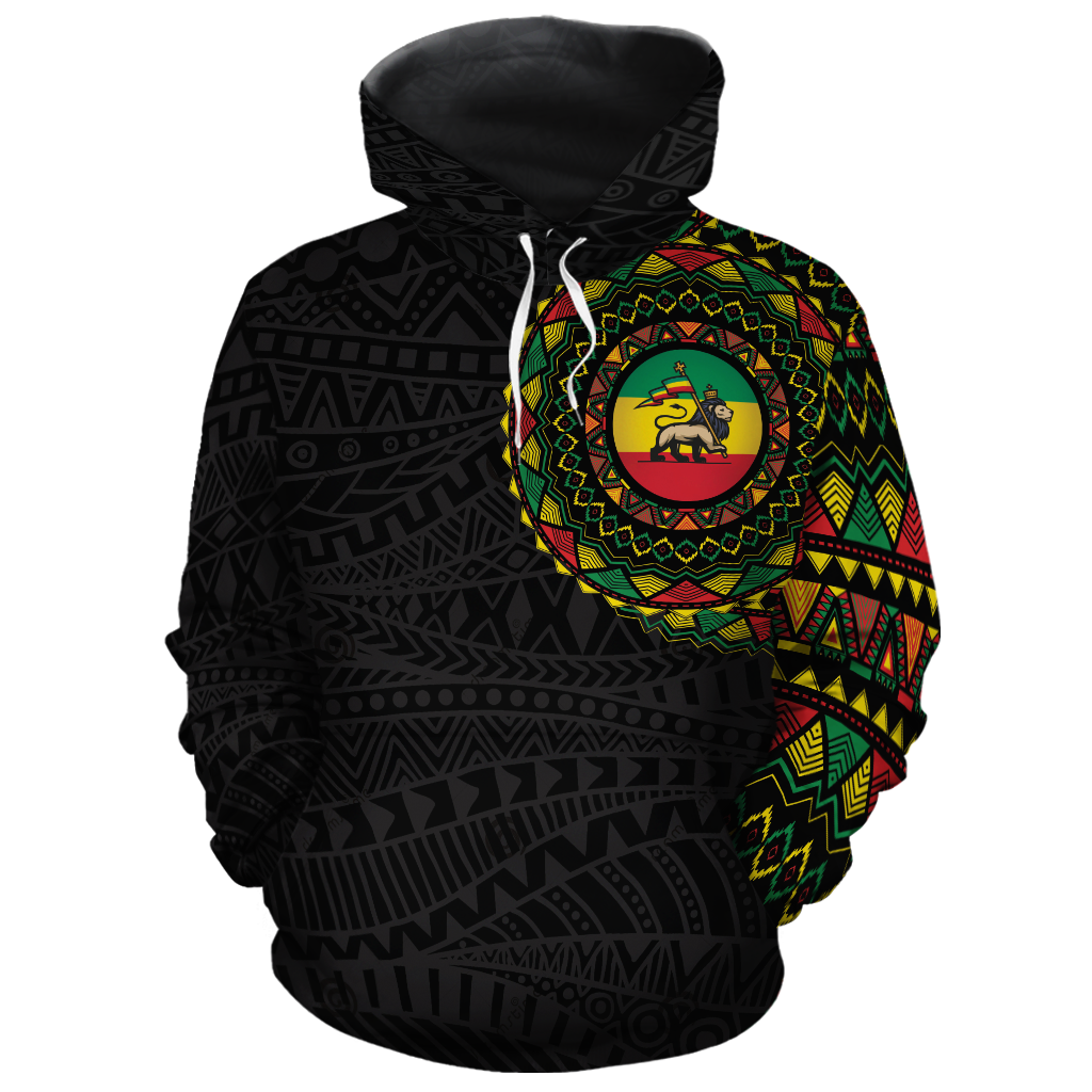 African Hoodie Masterpiece Ethiopia Lion Of Judah Hoodie - Wonder Print Shop