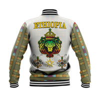 Ethiopia Baseball Jacket Ethiopian Lion Of Judah Tibeb Style LT9 - Wonder Print Shop