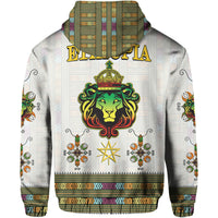 Ethiopia Hoodie Ethiopian Lion Of Judah Tibeb Style - Wonder Print Shop