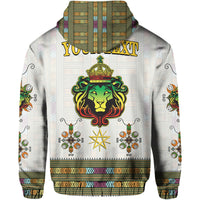 Custom Ethiopia Hoodie Ethiopian Lion Of Judah Tibeb Style - Wonder Print Shop
