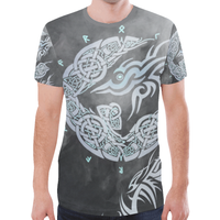 Viking T Shirt Fenrir Wolf Of Viking RLT12 - Wonder Print Shop