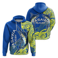 Yasawa Rugby Union Fiji Hoodie - Tapa Pattern LT12 - Wonder Print Shop
