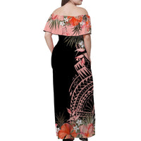 tropical-flowers-polynesian-off-shoulder-long-dress-fiji-coat-of-arms