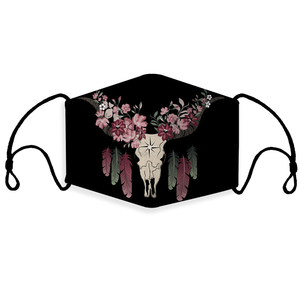native-american-skull-bison-head-with-flowers-3d-mask-with-1-filter
