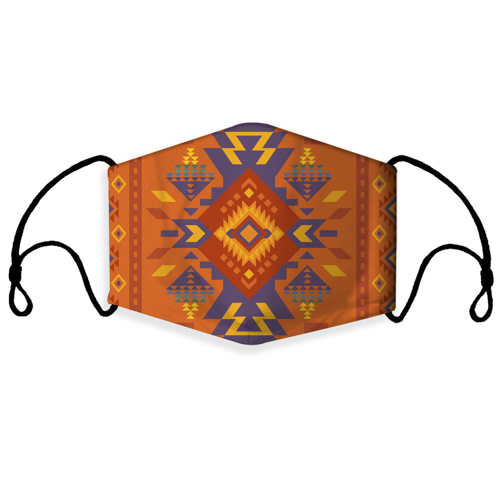 native-american-orange-pattern-3d-mask-with-1-filter