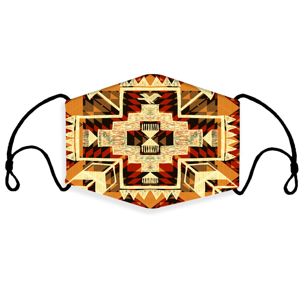 native-american-tribal-yellow-arrow-3d-mask-with-1-filter