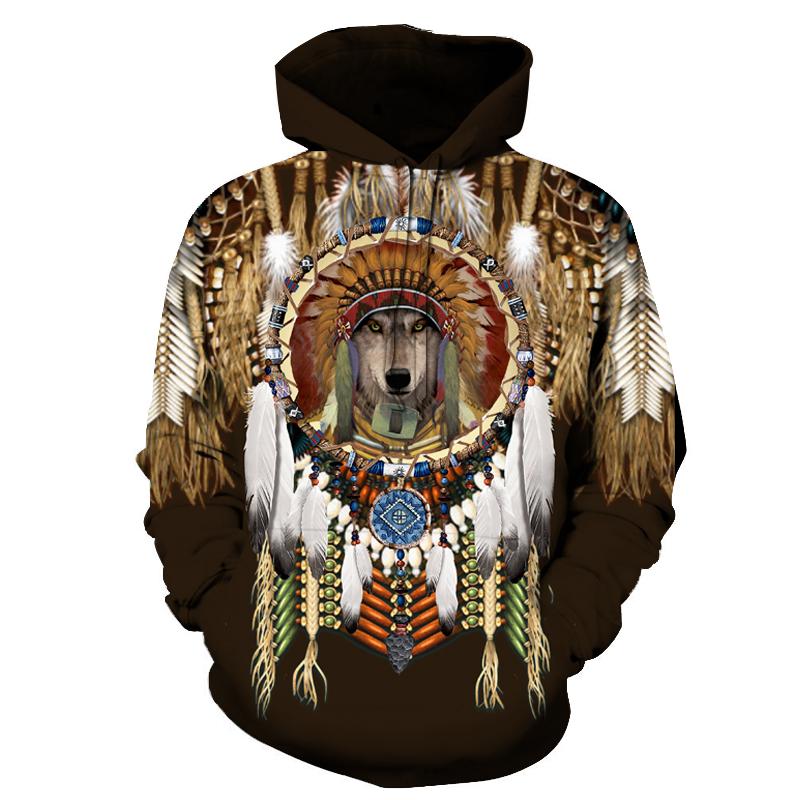 Chief Dreamcatcher Native American Hoodie LT10 - Wonder Print Shop