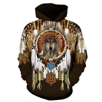 Chief Dreamcatcher Native American Hoodie LT10 - Wonder Print Shop