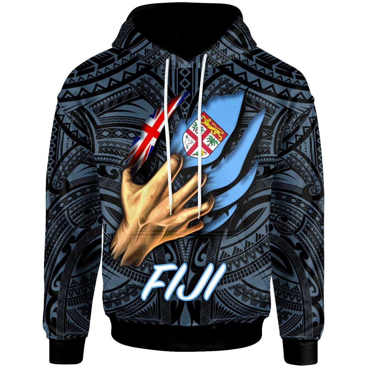 Fiji Hoodie Fiji In Me (Blue) - Wonder Print Shop