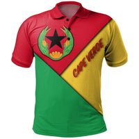Cape Verde Polo Shirt Prior National Flag Of Cape Verde (1975 1992) - Wonder Print Shop