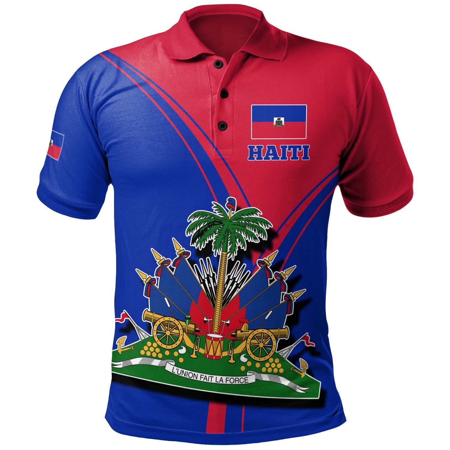 Haiti Polo Shirt Haitian Pride - Wonder Print Shop