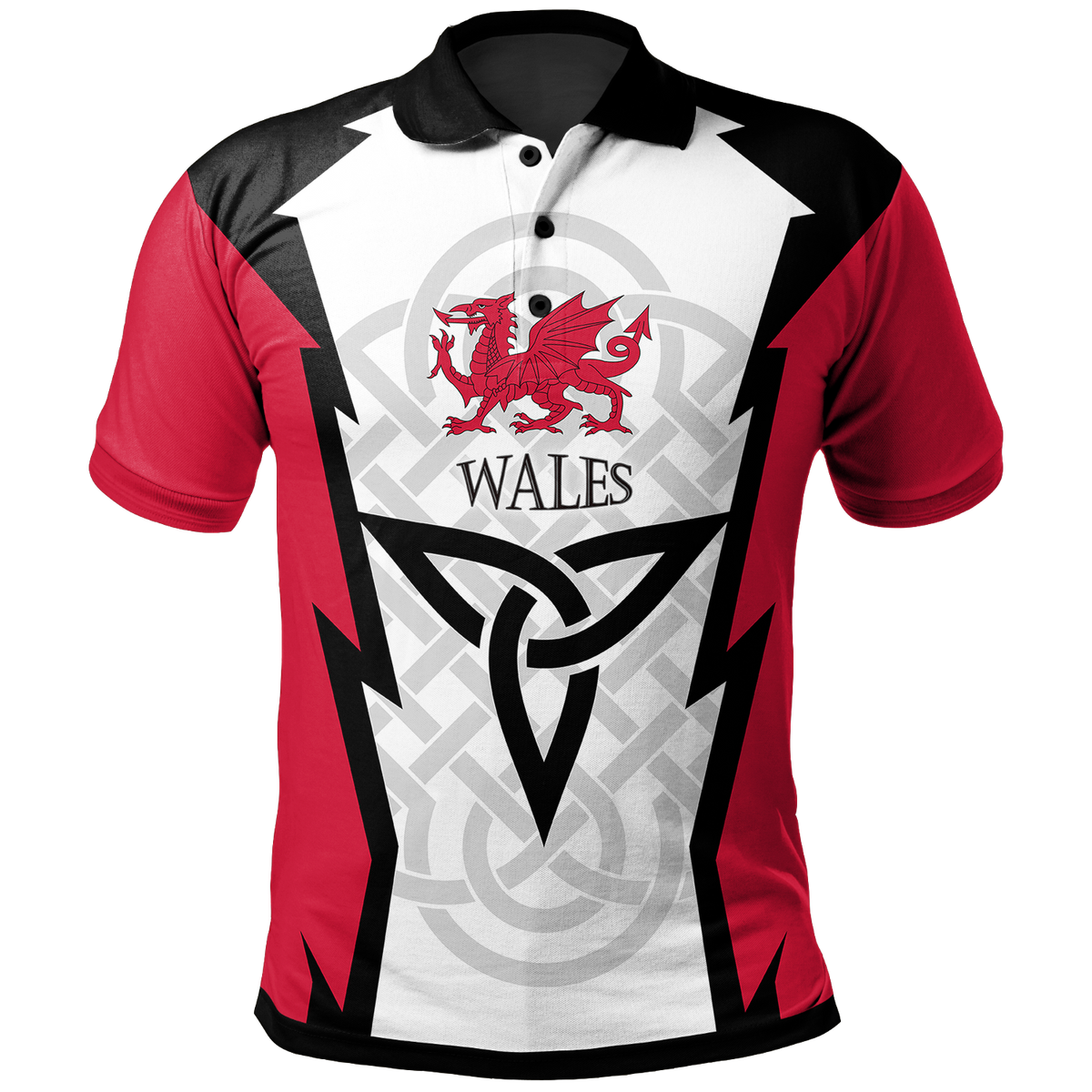 Wales Celtic Polo Shirt Cymru - Wonder Print Shop