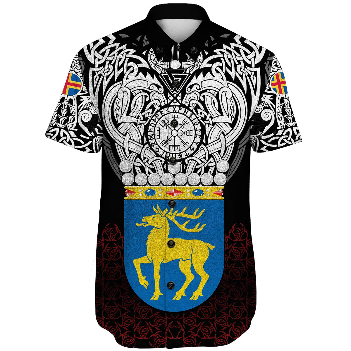 viking-shorts-sleeve-shirt-aland-viking-symbol