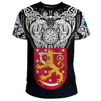 Viking T Shirt Finland Viking Symbol RLT12 - Wonder Print Shop