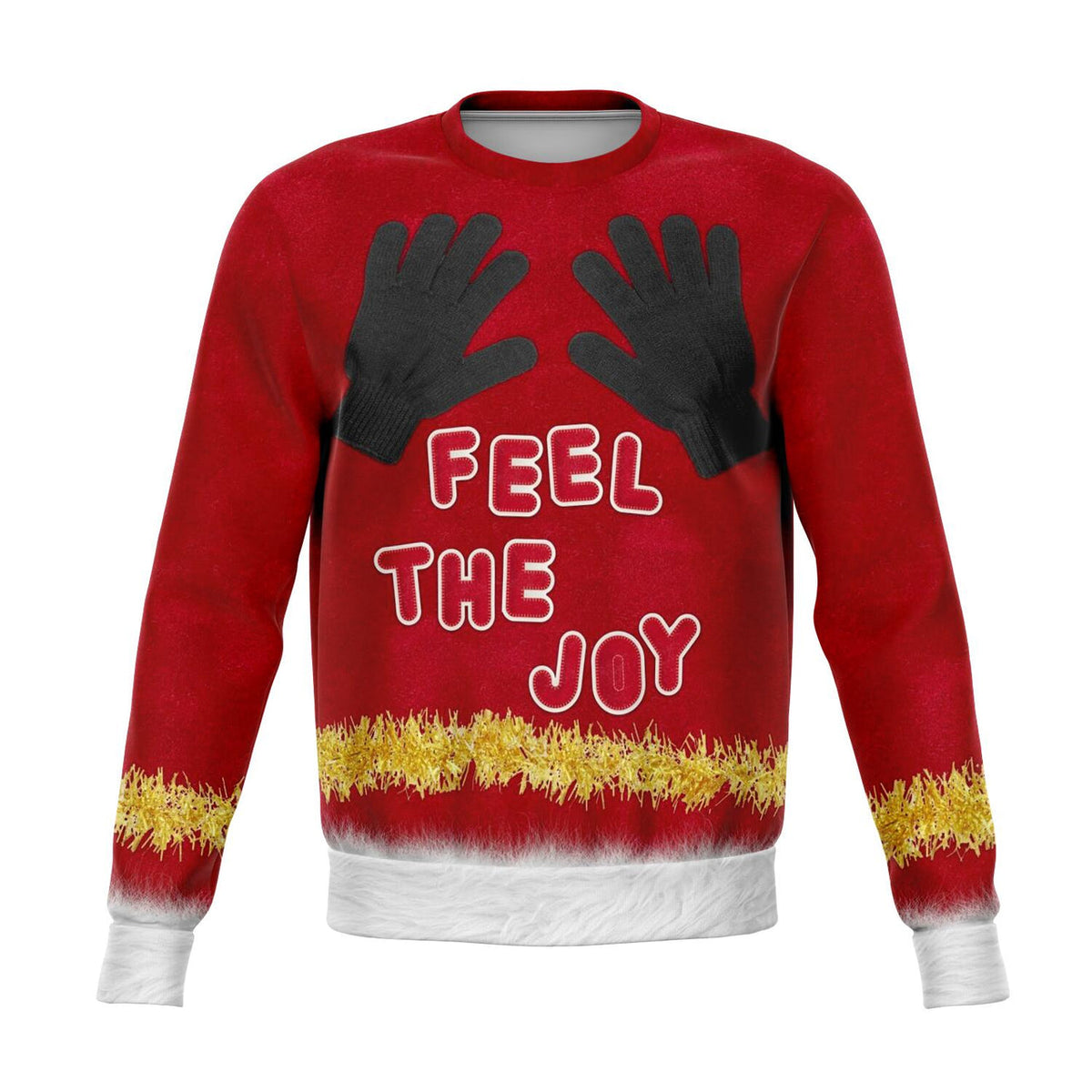 Feel The Joy Ugly Christmas Sweater - Wonder Print Shop