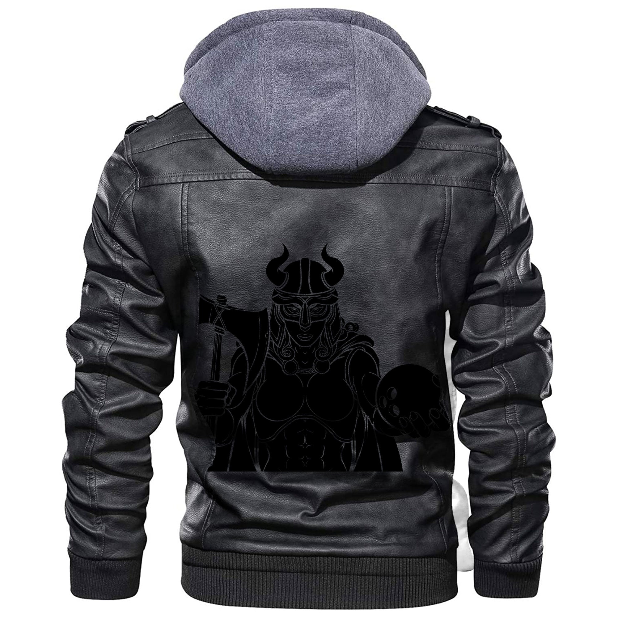 Viking Female Warrior Leather Jacket RLT12 - Wonder Print Shop