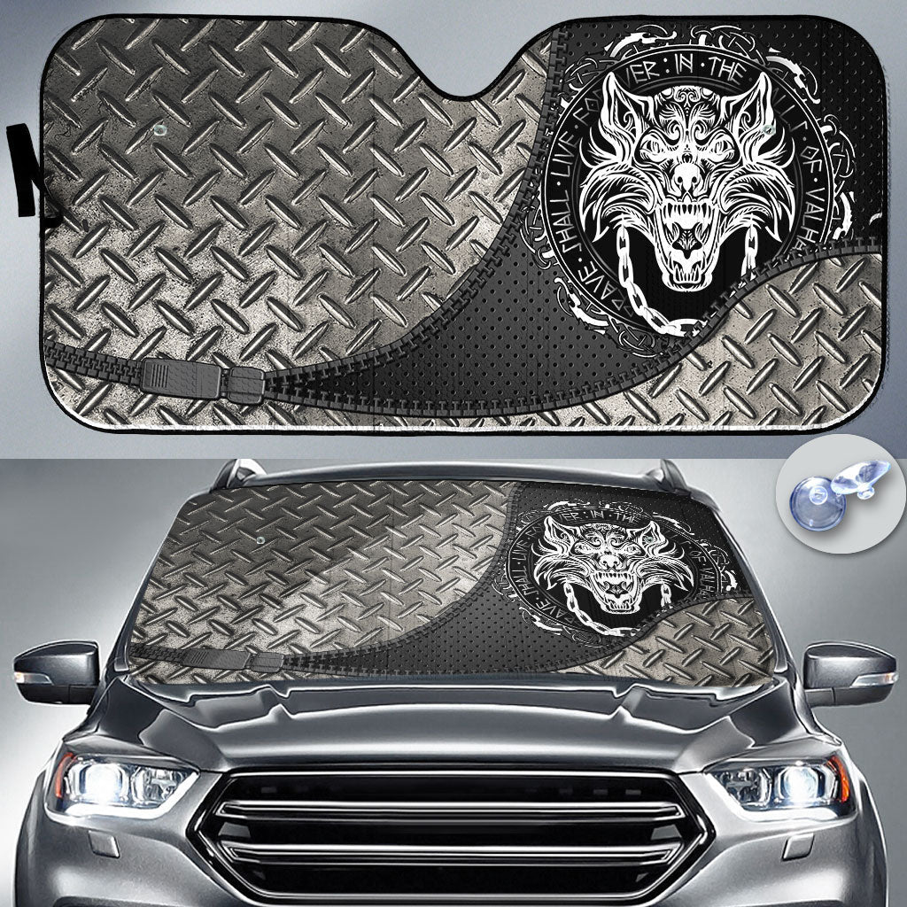 viking-auto-sun-shades-fenrir-wolf-and-old-runes-auto-sun-shades