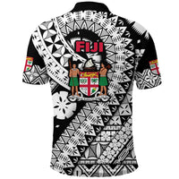 Fiji Day Polo Shirt Masi Kesa Black Style - Wonder Print Shop