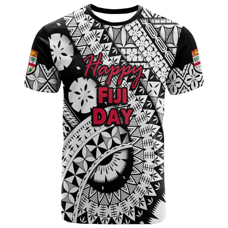 Custom Fiji Day T Shirt Masi Kesa Black Style - Wonder Print Shop