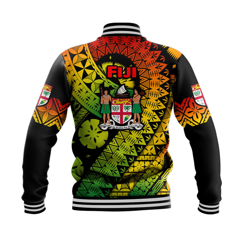Fiji Day Baseball Jacket Masi Kesa Reggae Style LT9 - Wonder Print Shop
