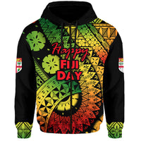 Custom Personalised Fiji Day Hoodie Masi Kesa Reggae Style - Wonder Print Shop