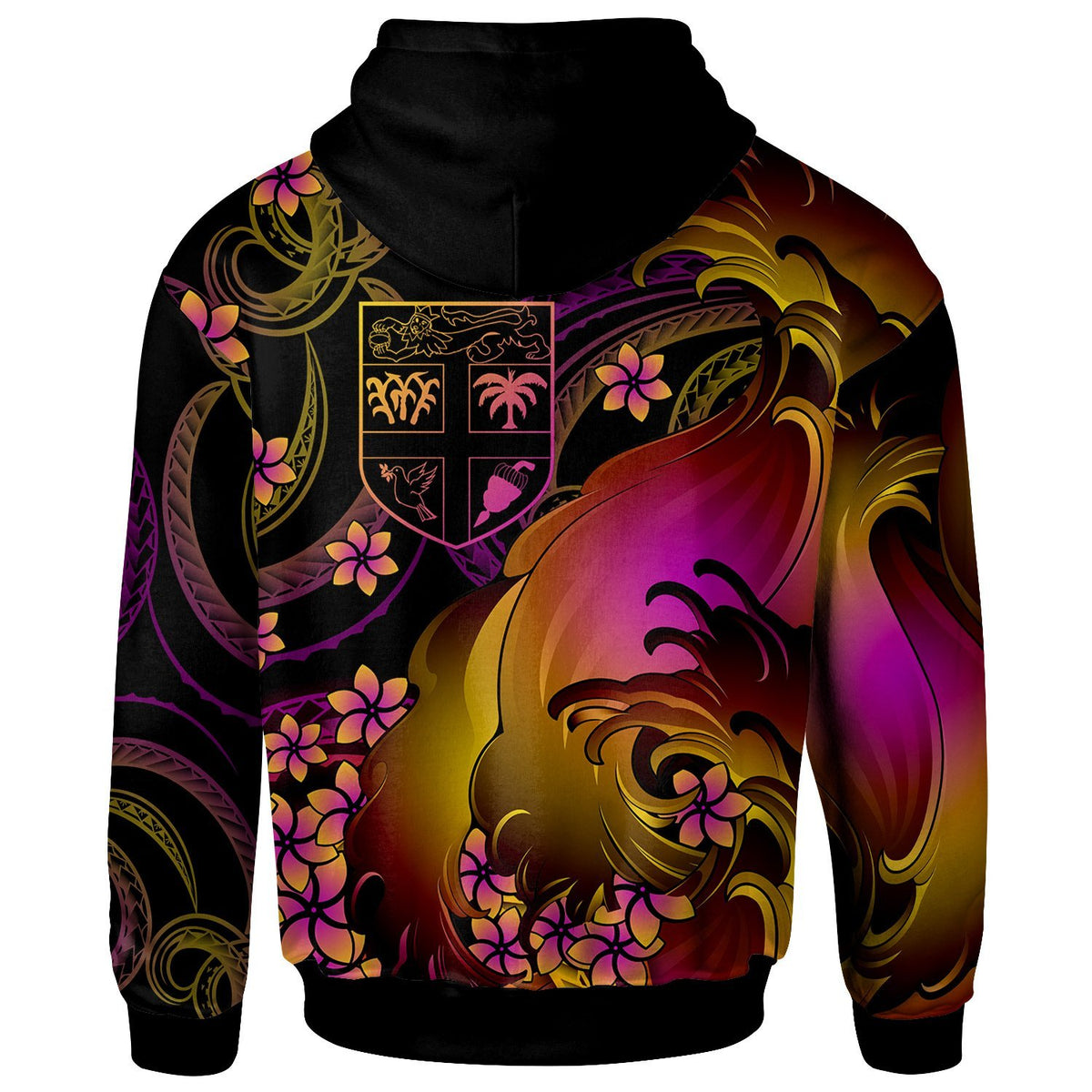 (Ledua.R.T. Iloilokula) Fiji Hoodie Fiji in wave - Wonder Print Shop