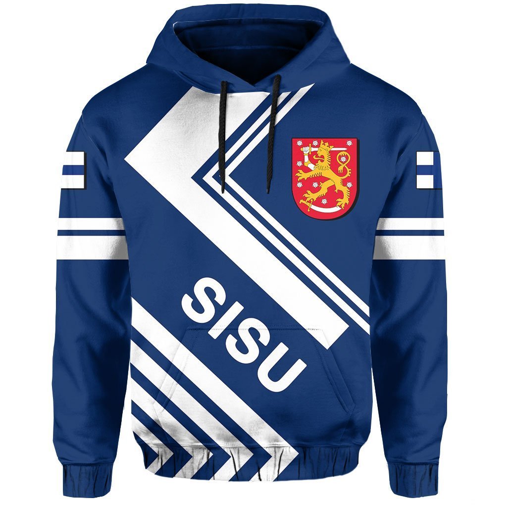 Finland Hoodie Sport Style Suomi - Wonder Print Shop