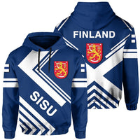 Finland Hoodie Sport Style Suomi - Wonder Print Shop