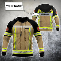 Firefighter Uniform Personalized Hoodie - Wonder Print Shop