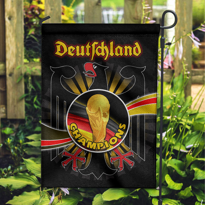 Germany Football Black Eagle Jersey Deutschland Champion Flag - Wonder Print Shop